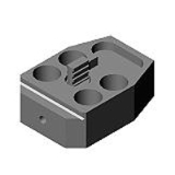 AMF 7110FP-**-1 - Base element with positioning holes