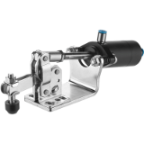AMF 6820P - Pneumatic toggle clamp with horizontal cylinder attachment