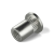 RIVKLE® Standard, flat head, knurled, cylindrical, open