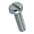 BN 20243 - Slotted pan head machine screws (DIN 85 A, ~ISO 1580), 4.8, zinc plated with thicklayer passivation