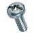 BN 20228 - Hexalobular (6 Lobe) socket pan head screws with uncontinuous slot fully threaded (~ISO 14583), cl. 08.8 / 8.8, zinc plated with thicklayer passivation