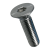 BN 2104 - Hex socket flat countersunk head screws, fully threaded (ISO 10642; ~DIN 7991), A2