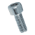BN 3 - Hex socket head cap screws fully threaded (DIN 912, ISO 4762), cl. 8.8, zinc plated blue