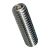 BN 617 - Hex socket set screws with flat point (ISO 4026; DIN 913), A2, stainless steel A2