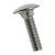 BN 31107 - Round head square neck bolts without hex nuts (DIN 603), stainless steel A4