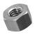 BN 510 - Hex nuts ~1d (~UNI 5587; ~ISO 4033), brass, nickel plated