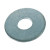 BN 732 - Flat washers without chamfer, large outside diameter, steel, zinc plated blue