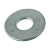 BN 20232 - Flat washers without chamfer, series L (large) (~NFE 25-513 L), steel, zinc plated with thicklayer passivation