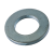 BN 20233 - Flat washers without chamfer, series Z (small) (~NFE 25-513 Z), steel, zinc plated with thicklayer passivation