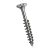 BN 20692 - Raised countersunk screws for wooden facades with partial thread, milled ribs and T-STAR plus hexalobular socket with CUT point