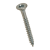 BN 31002 - One-way pozi flat countersunk head wood screws form Z, steel case-hardened, zinc plated blue