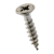 BN 83272 - Pozi flat countersunk head chipboard screws form Z, stainless steel A2, waxed
