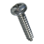 BN 14063 - Pozi pan head tapping screws form Z, with cone end type C (DIN 7981 C; ~ISO 7049), A2