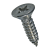 BN 11798 - Pozi flat countersunk head tapping screws form Z, with cone end type C (DIN 7982 C; ~ISO 7050), A4