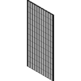 E-SF2 Standard mesh panels for Flex II Stainless Steel - Safety fence system Flex II Stainless Steel