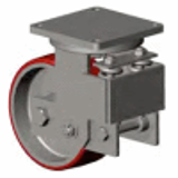 84 Series Casters - Vertical Mounted Spring Casters