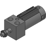 SCM-LD-Double acting/direct mounting foot