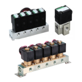 Solenoid valves for dry air