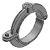Fig. B3198H - Hinged Extension Split Pipe Clamp (TOLCO Fig. 302) - Pipe Hangers