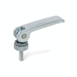GN 927.2-A (d2-l2) - ELESA-Clamping levers with eccentrical cam