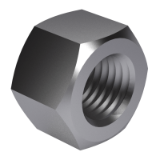 DIN 980 V - Prevailing torque type hexagon nuts, all metal nuts, form V