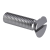 DIN 963 A - Slotted countersunk flat head screws, Thread to the head