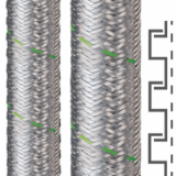 SPR-EDU-AS - Protective metal conduit, galvanized steel galvanized steel wire braiding