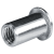 Blind rivet nuts and screws GO-NUT with underhead serration blind rivet nuts flat head A4