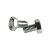 VTH - Hexagonal headed bolts, DIN 933 - zinc plated steel (Class 8.8)