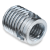 Ensat®-SBS - Threaded insert, self tapping with chip reservoirs - for application in metal