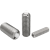K0320 - Spring plungers with hexagon socket and POM thrust pin, stainless steel