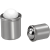 K0333 - Spring plungers smooth version, stainless steel