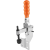 K0062 - Toggle clamps vertical with angled foot and adjustable clamping spindle