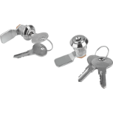 K0520 - Quarter-turn locks with cylinder, small version