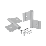K2101 - Hinges aluminium, in-frame, with step type I