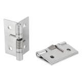 K1173 - Spring hinges, steel, stainless steel or aluminium 50 mm