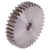 MAE-STZR-M2.5-ON-B20-C45 - Spur Gears Made from Steel C45, without Hub, Module 2.5, Tooth Width 20 mm
