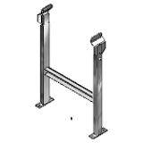Floor stand pivotable, height adjustable - Zubehör TB Bodenständer neigbar ±60°, höhenverstellbar
