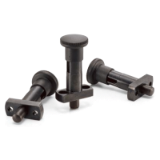 PFAY - Indexing Plunger with Flange & Rest Position - Removable