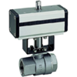 Stainless steel ball valves, double-acting actuator