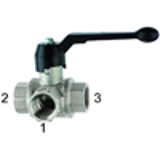 3-way ball valves, lighweight type