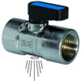Mini safety ball valves, non-lockable, with relief port