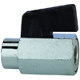 Mini ball valves with smooth surface