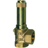 Angle-type safety valves for liquids