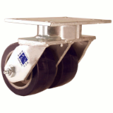 2-65 Series Casters - Kingpinless Dual Wheel Casters