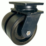 2-95 Series Casters - Kingpinless Dual Wheel Casters