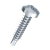 DIN 7504 N - FN 392 - galvanized blue - Self-drilling screws with tapping screw thread, form O