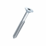 11 - Countersunk chipboard screws T with shank steel znb