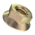 DIN 6923 (ISO 4161) - FN 268 - 8, verzinkt gelb - Hexagon nuts with flange