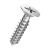 ISO 7050 C-Z (DIN 7982 C) - FN 376 - rostfrei A2 - Cross recessed countersunk flat head tapping screws